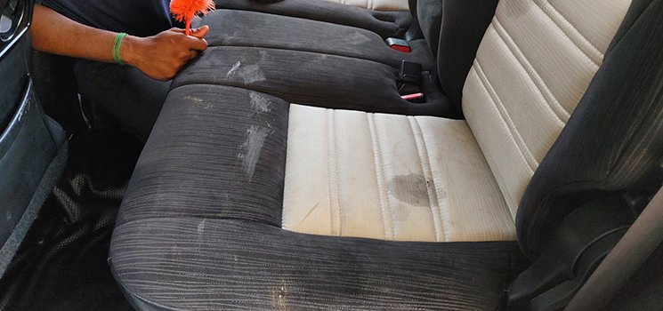Seat cleaning before
