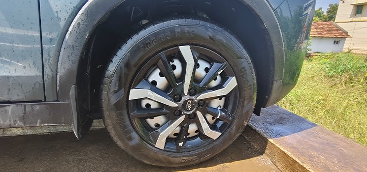wheel water wash After